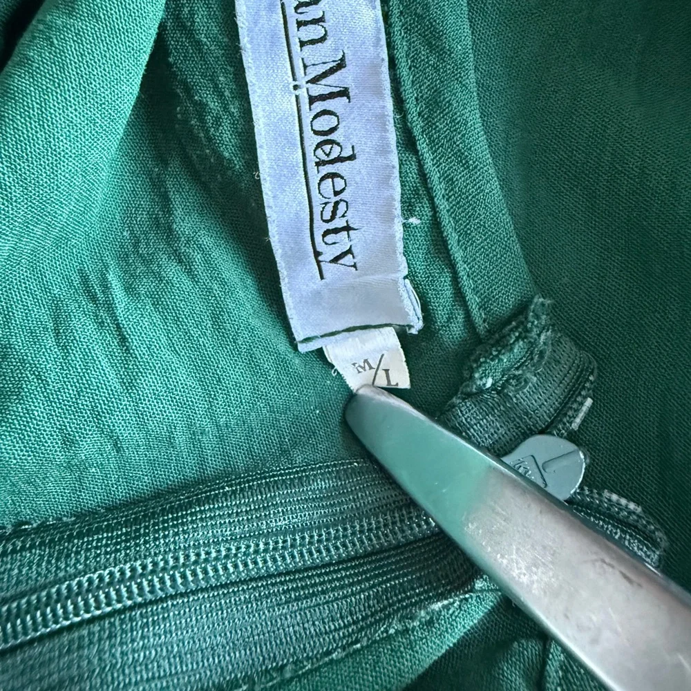 Chic Long Sleeve Green Maxi Dress - Picture 3 of 11